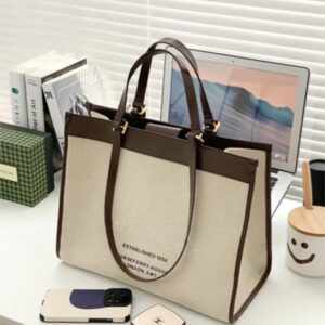 Besal Tote Bag for Women – Large Structured Work Bag, Fits Laptop and A4 Documents Perfectly