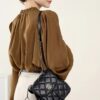 High-Quality Genuine Leather Women's Office Backpack Fashionable Embossed Leather Backpack  For School, Work, and Play