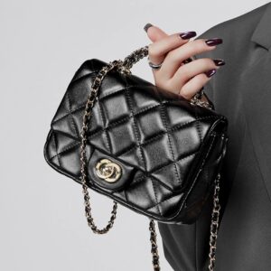 Women's Mini Crossbody Bag – 7.5 Inch Soft Genuine Cowhide Leather Shoulder Purse for Daily Use or Travel