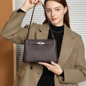Basic KL Bag Women's Shoulder Bag, Crossbody, Shoulder Bag, Size 24, Soft Cowhide,