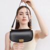Women's Vintage Style Shoulder Bag – High-Quality Genuine Leather Handbag – Elegant Size 20 (7.9") for Everyday Use, Office & Outings